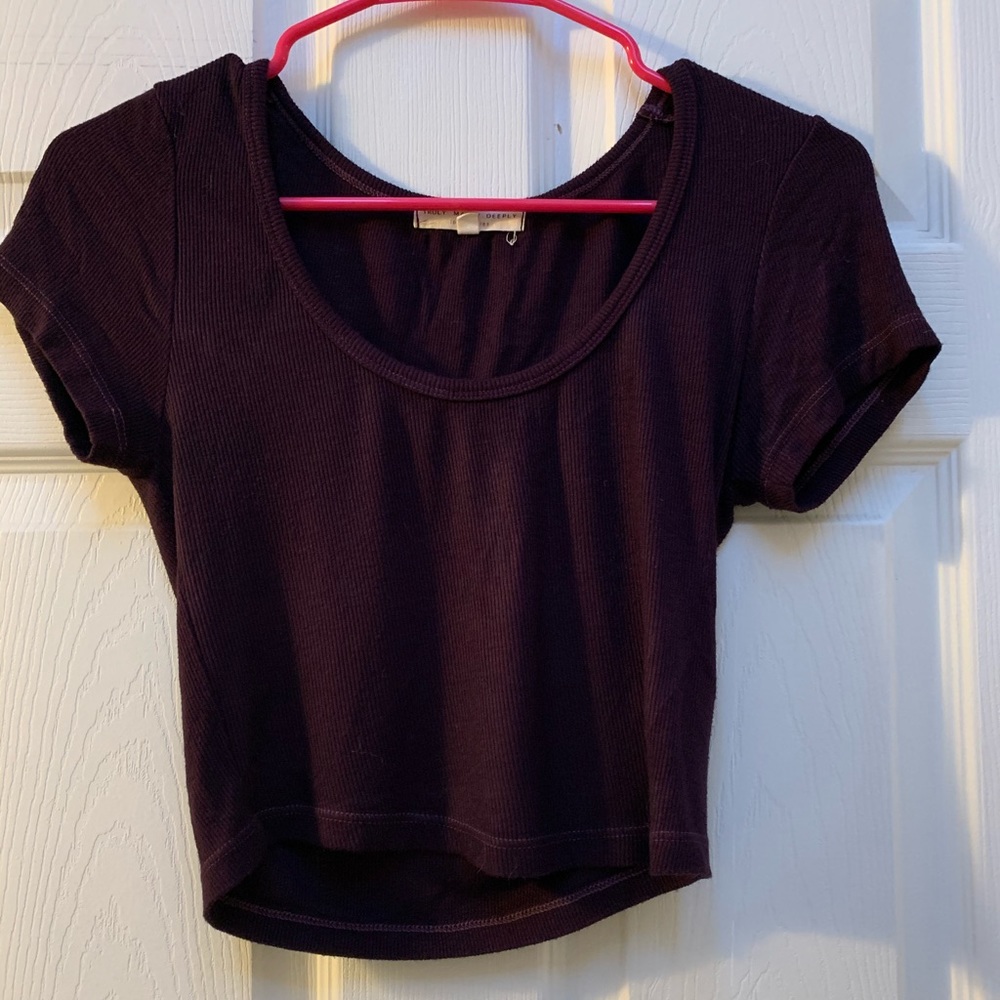 Truly Madly Deeply LA Cropped Tee
